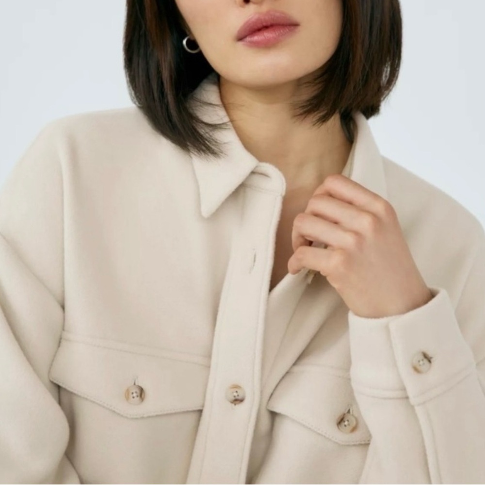 Aritzia The Group by Babaton Stylus Shacket Jacket Size L - Picture 2 of 12